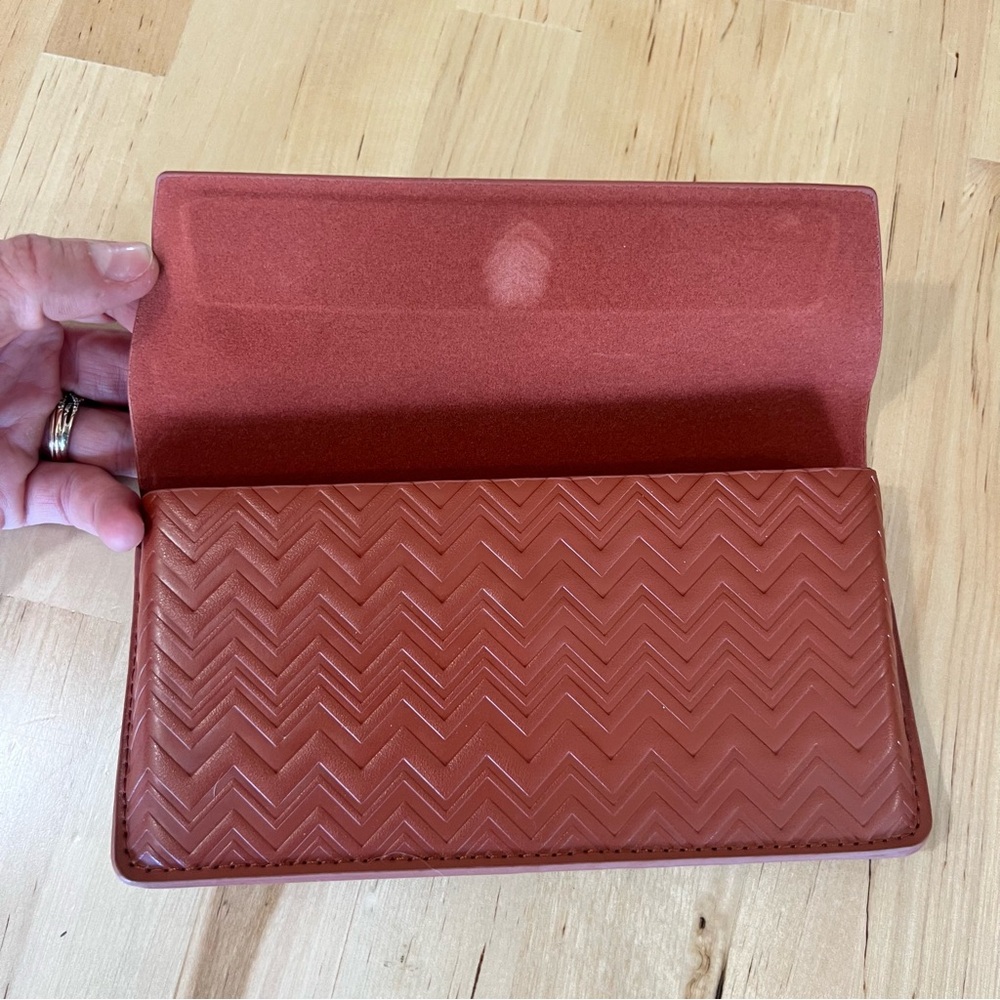 Missoni Brown‎ Leather Glasses Case - Picture 2 of 7